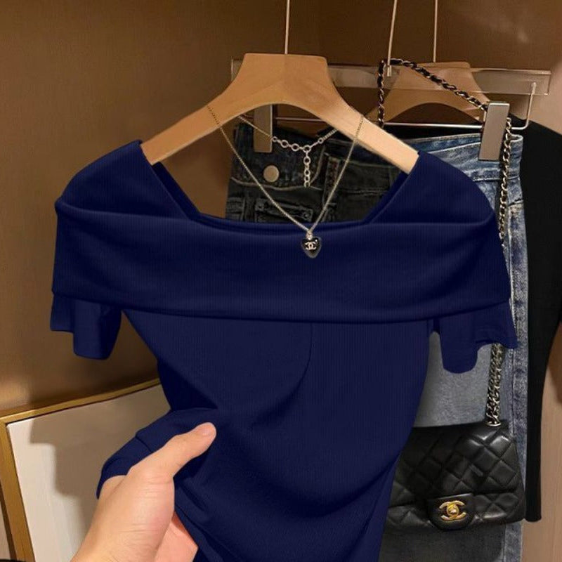 Off Shoulder Short Sleeve Top for Women - Alessia