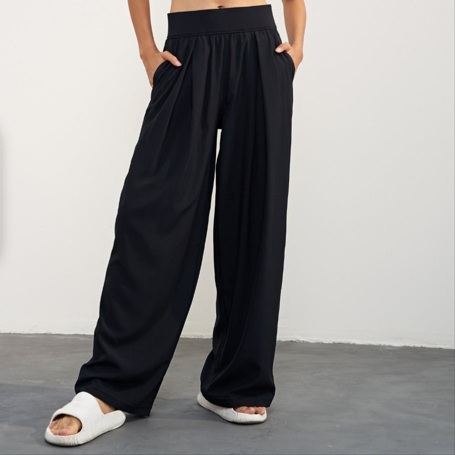 High Waist Wide Leg Pants for Women - Camilla