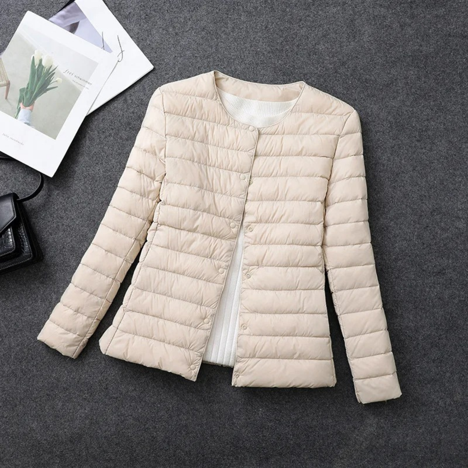 Lightweight Padded Winter Down Jacket for Women