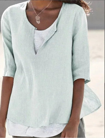 Casual Layering Blouse for Women – Summer Style