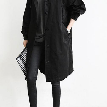 Waterproof Long Winter Trench Coat for Women