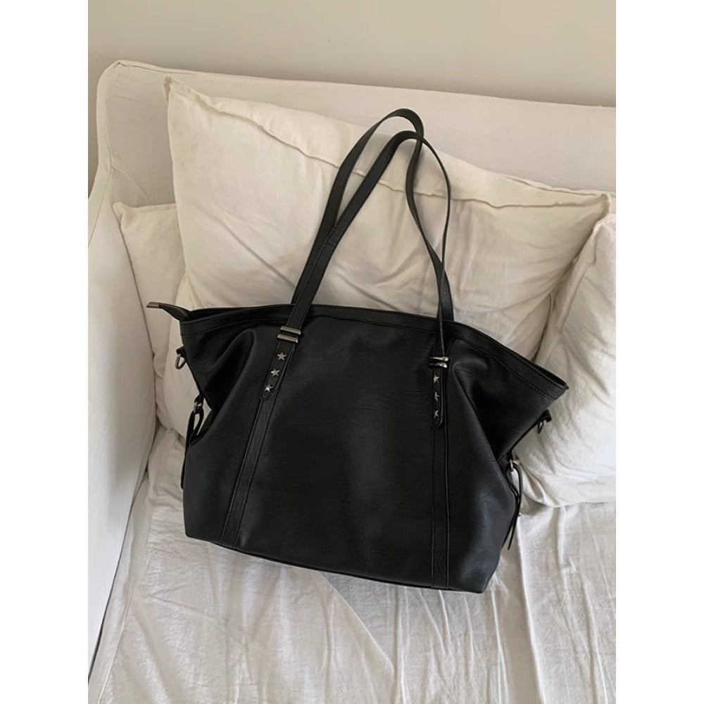 Large Faux Leather Tote Bag for Women - Grazia