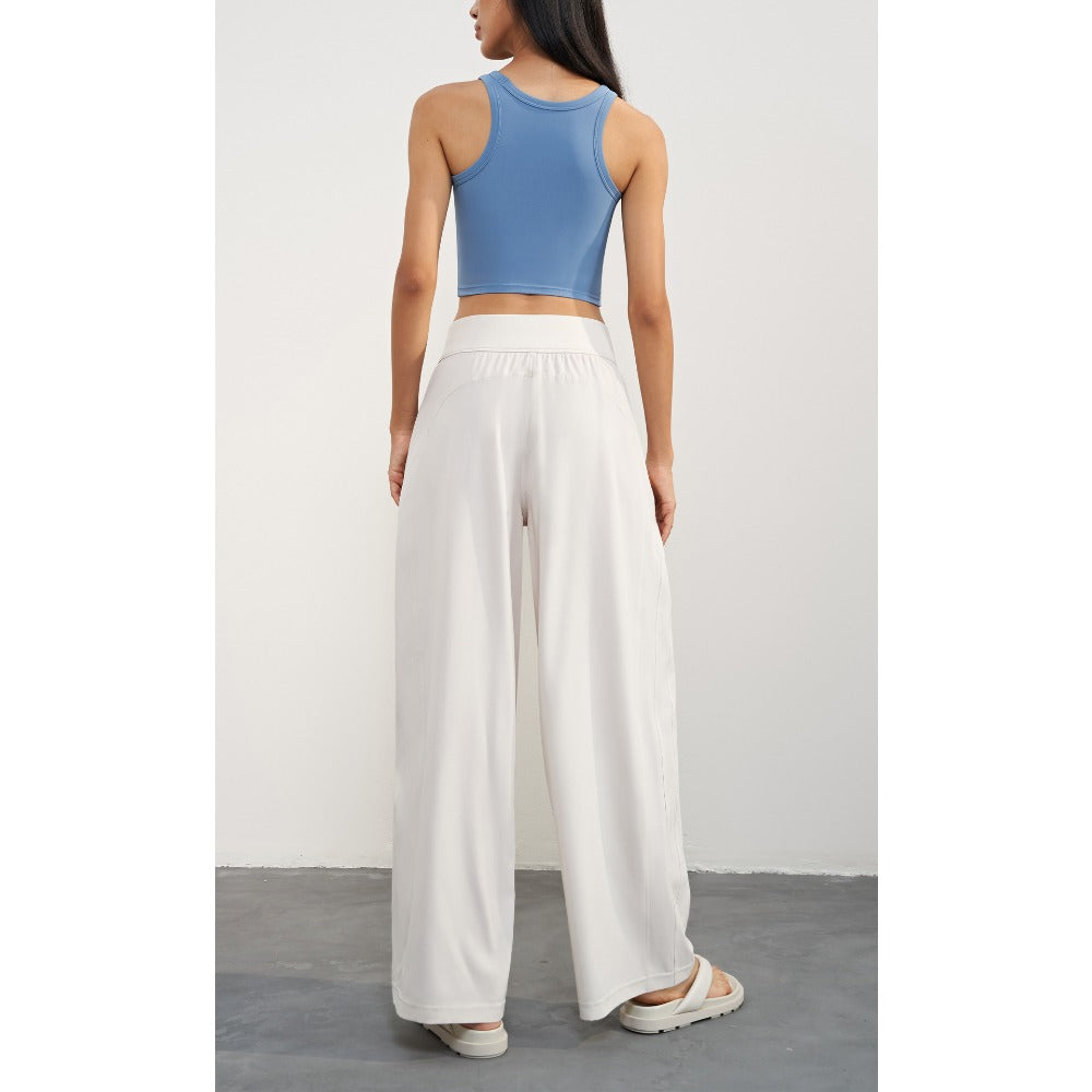 High Waist Wide Leg Pants for Women - Camilla