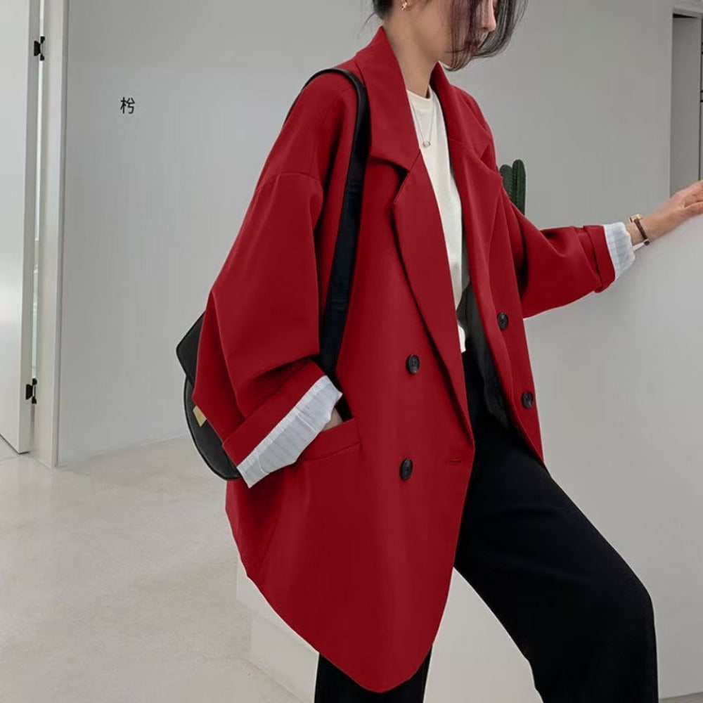 Oversized Double Breasted Blazer for Women - Graziella