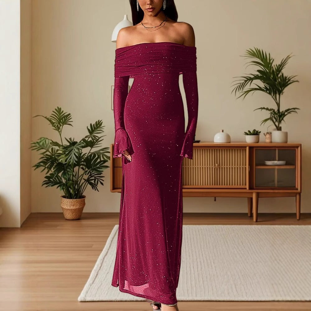 Off Shoulder Maxi Dress for Women - Beatrice