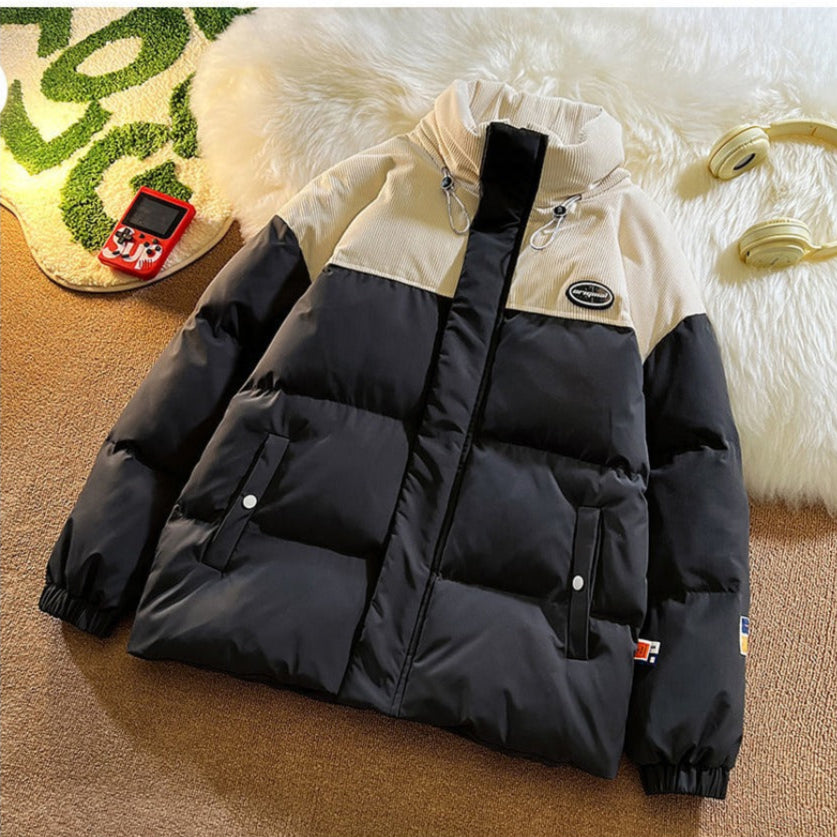 Puffer Jacket with High Collar for Women - Liberata