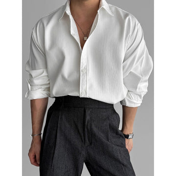 Long Sleeve Button Up Shirt for Men - Cecilia