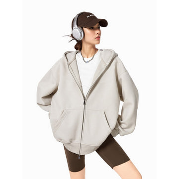 Oversized Zip Up Hoodie for Women - Dalila