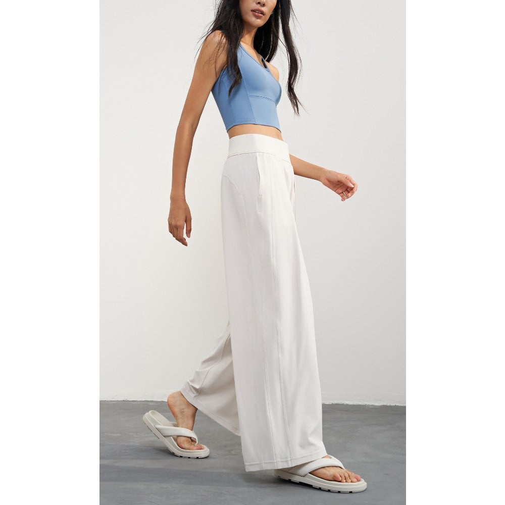 High Waist Wide Leg Pants for Women - Camilla