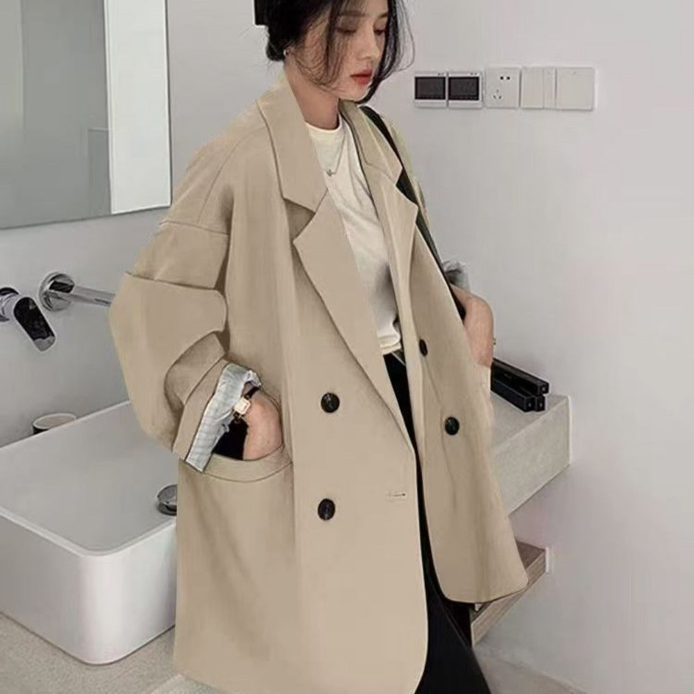 Oversized Double Breasted Blazer for Women - Graziella