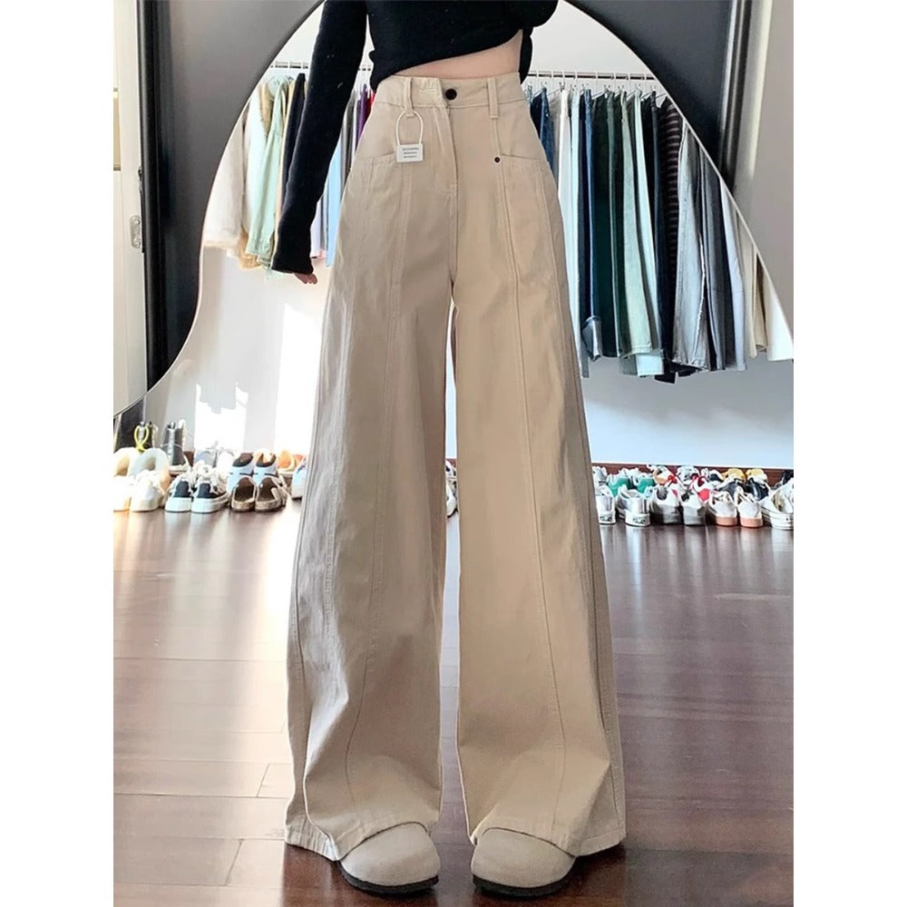 High Waist Wide Leg Pants for Women - Simona