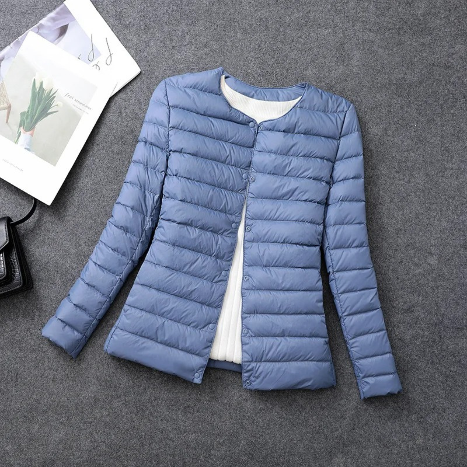 Lightweight Padded Winter Down Jacket for Women