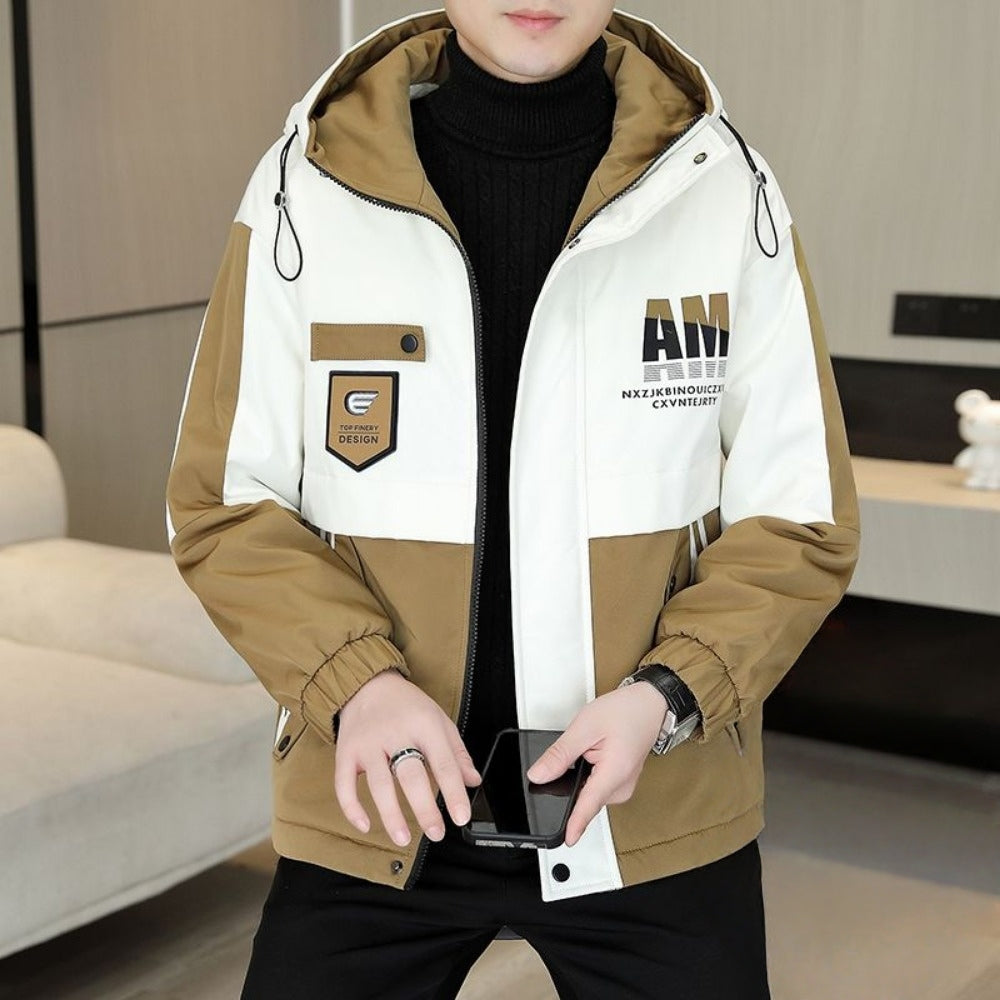 Insulated Jacket with Fleece Lining for Men - Sveva