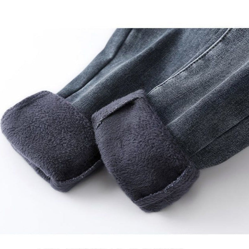 Denim Jeans with Fleece Lining for Women - Ylenia