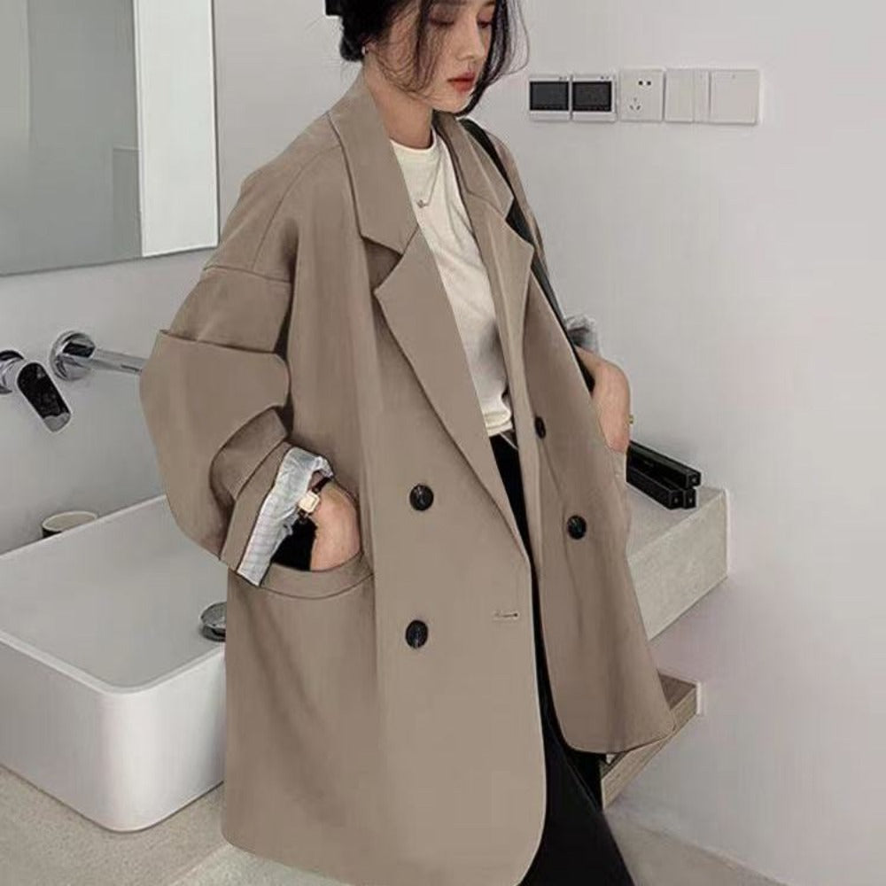 Oversized Double Breasted Blazer for Women - Graziella