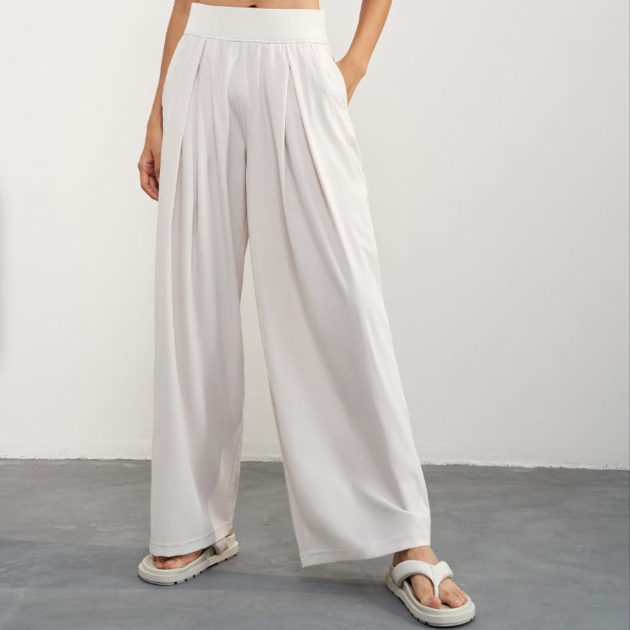 High Waist Wide Leg Pants for Women - Camilla
