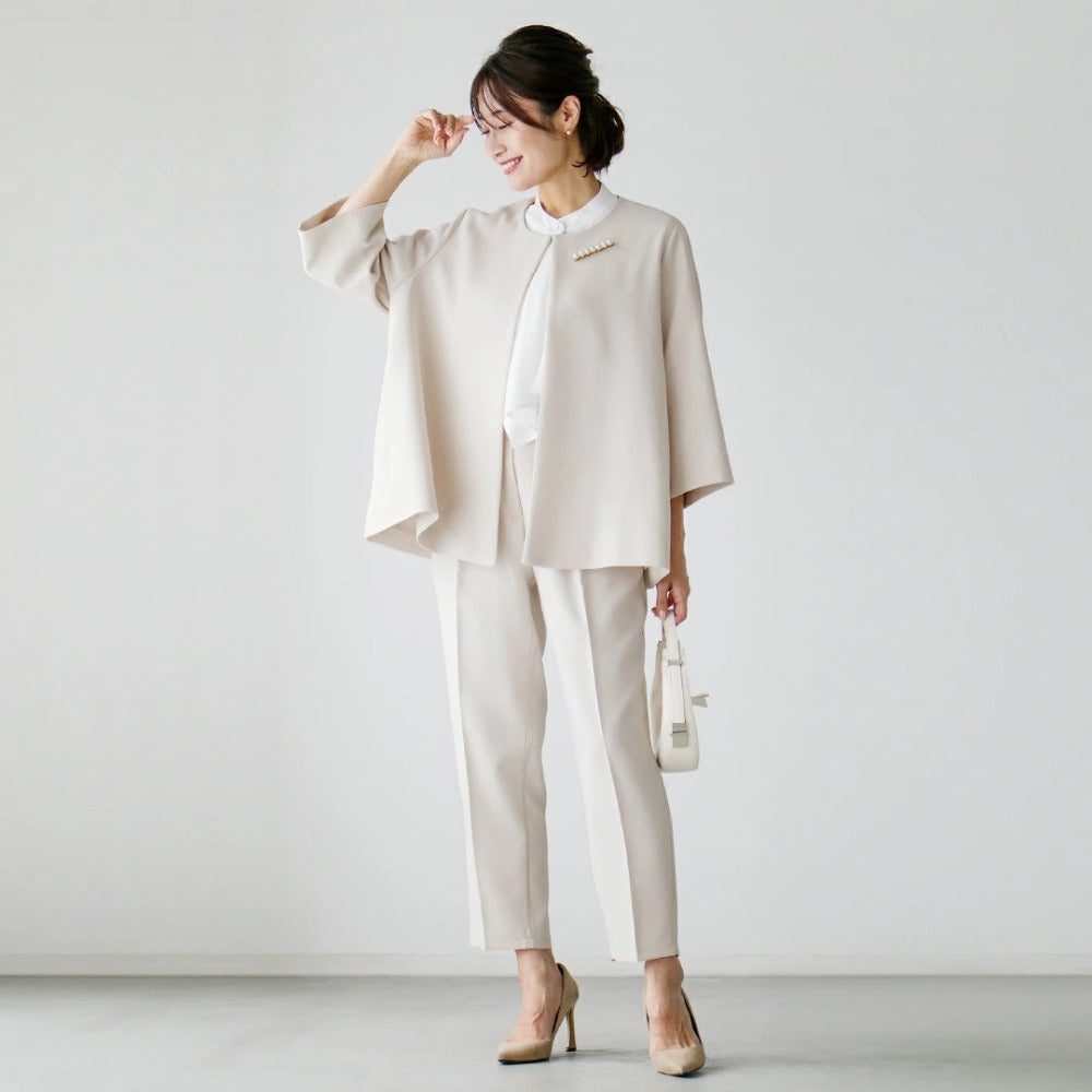 Two Piece Pantsuit with Top for Women - Dalila