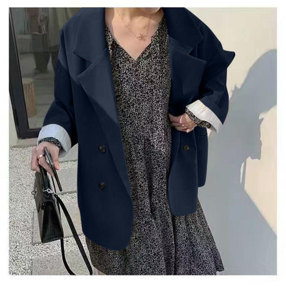 Oversized Double Breasted Blazer for Women - Graziella