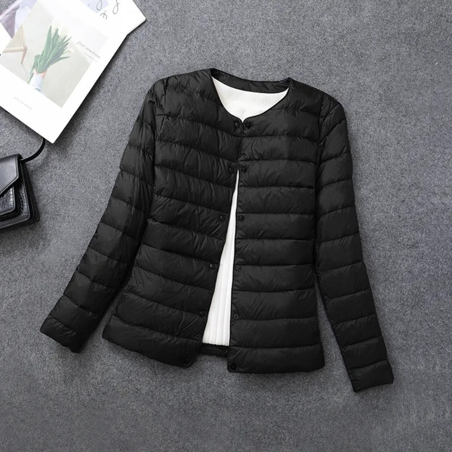 Lightweight Padded Winter Down Jacket for Women