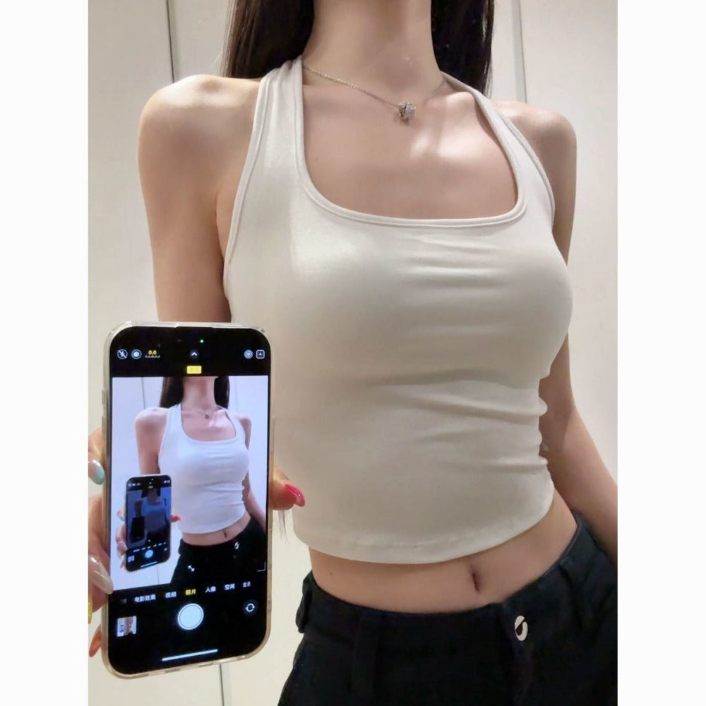 Racerback Tank Top with Scoop Neck for Women - Paola