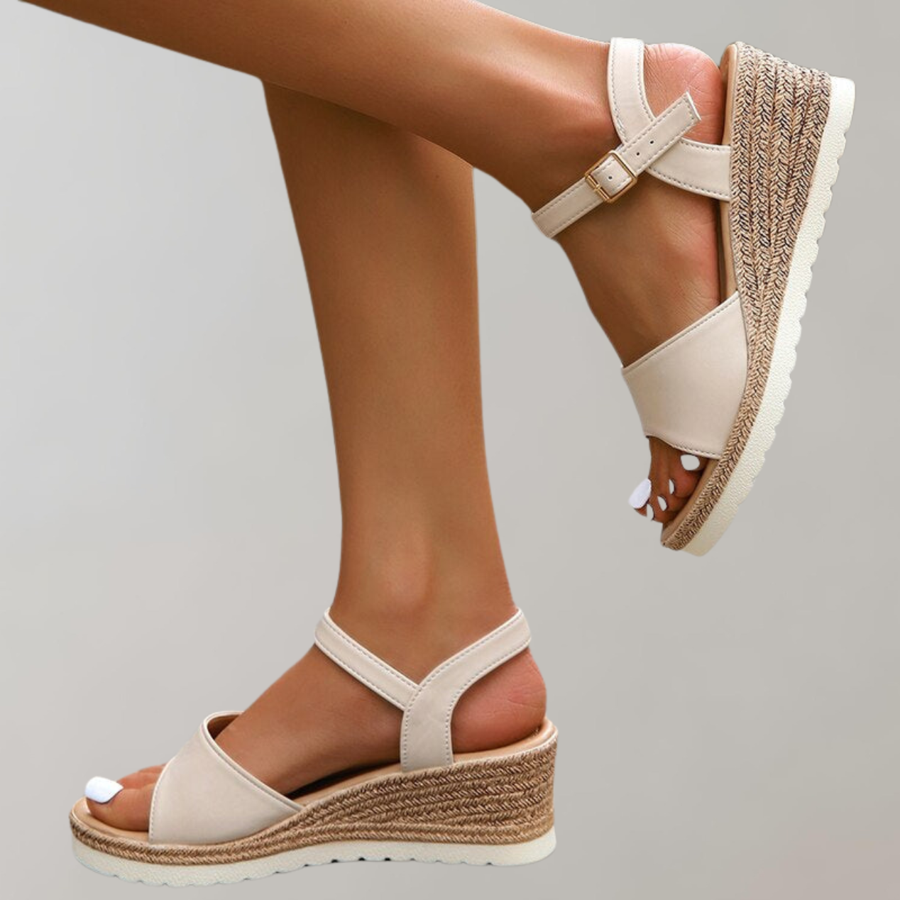 Women’s Orthopedic Wedge Sandals with Adjustable Straps