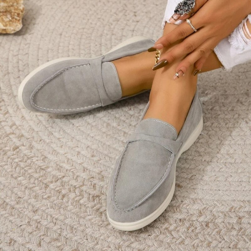 Classic Casual Slip On Loafers with Comfort Fit for Women