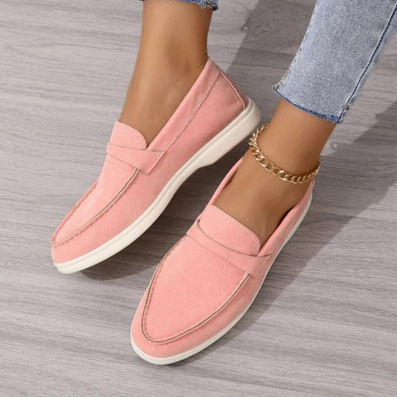Classic Casual Slip On Loafers with Comfort Fit for Women