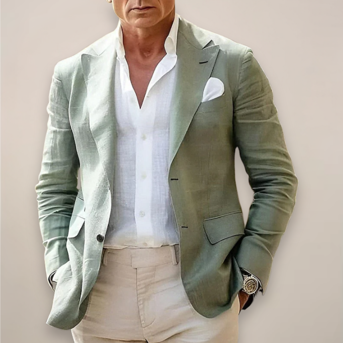 Men's Linen Blend Suits | Casual
