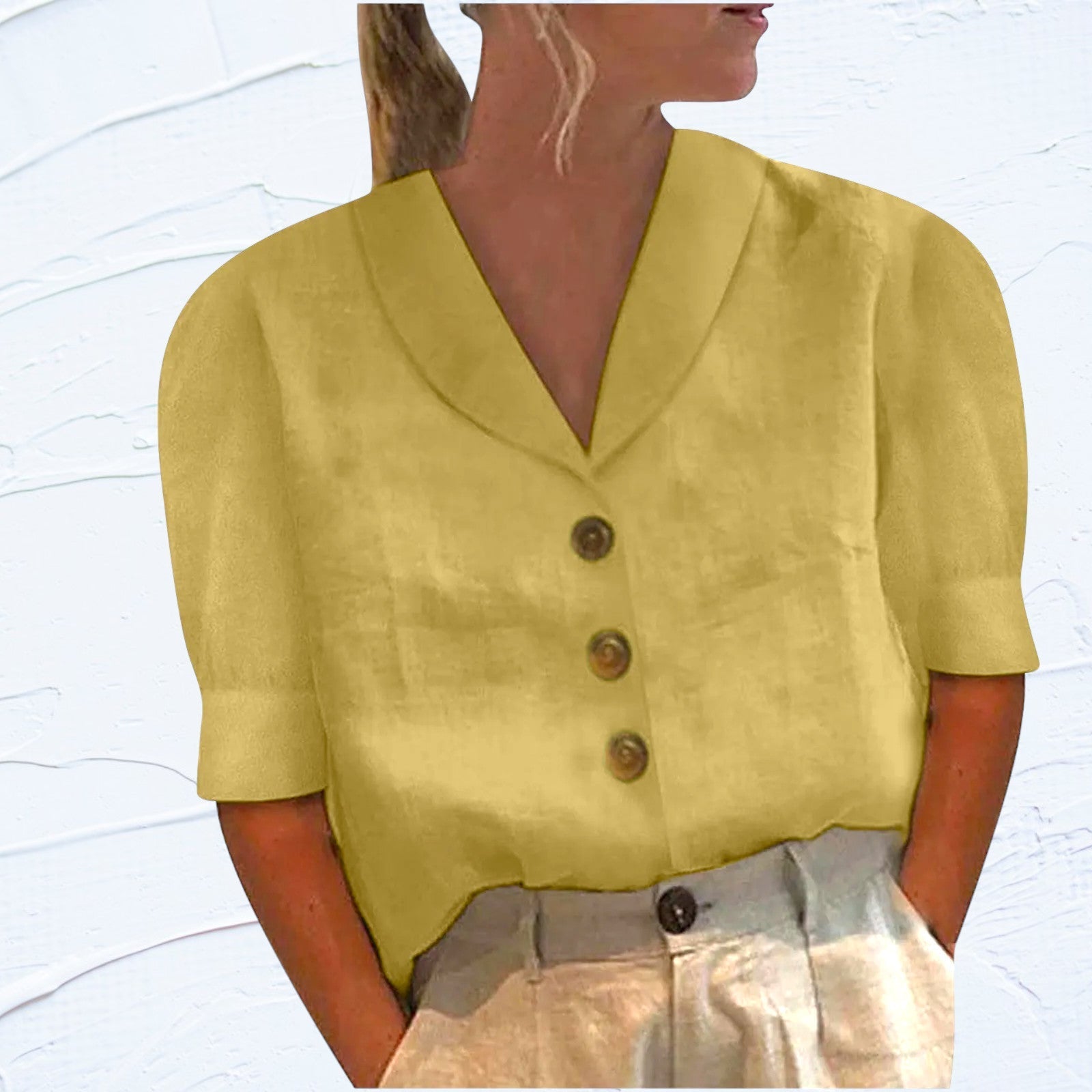Comfortable Casual Long Sleeve Blouse for Women