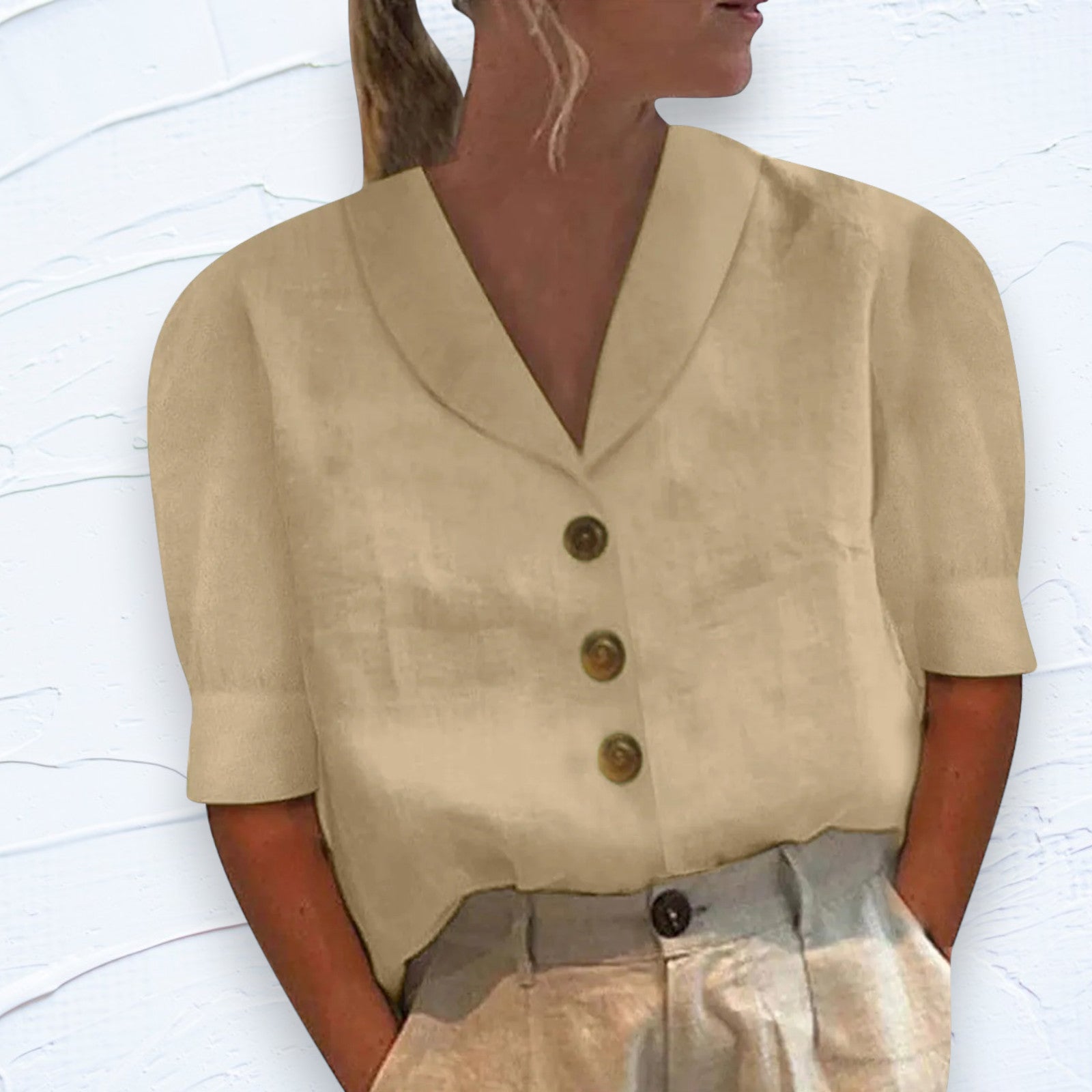 Comfortable Casual Long Sleeve Blouse for Women