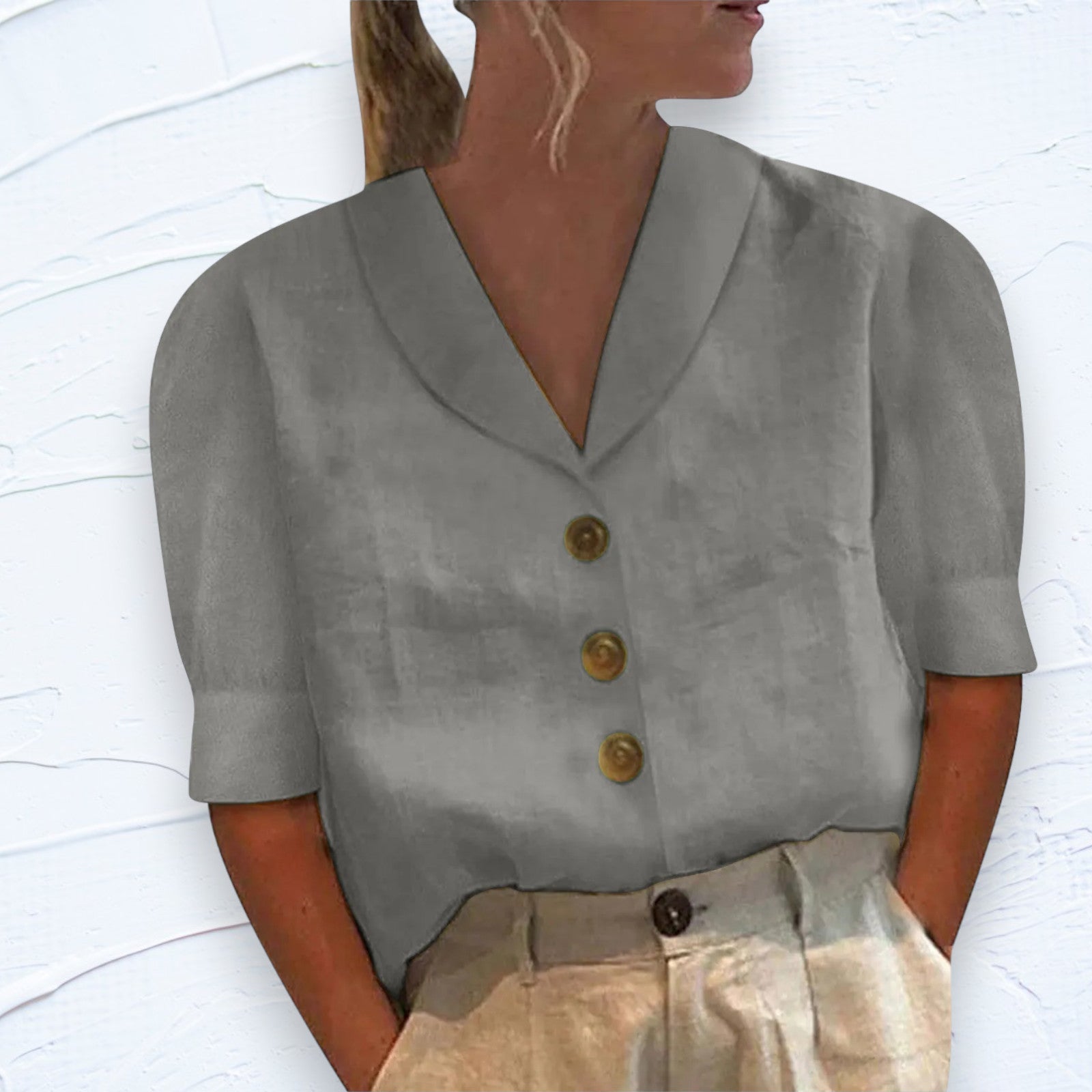 Comfortable Casual Long Sleeve Blouse for Women