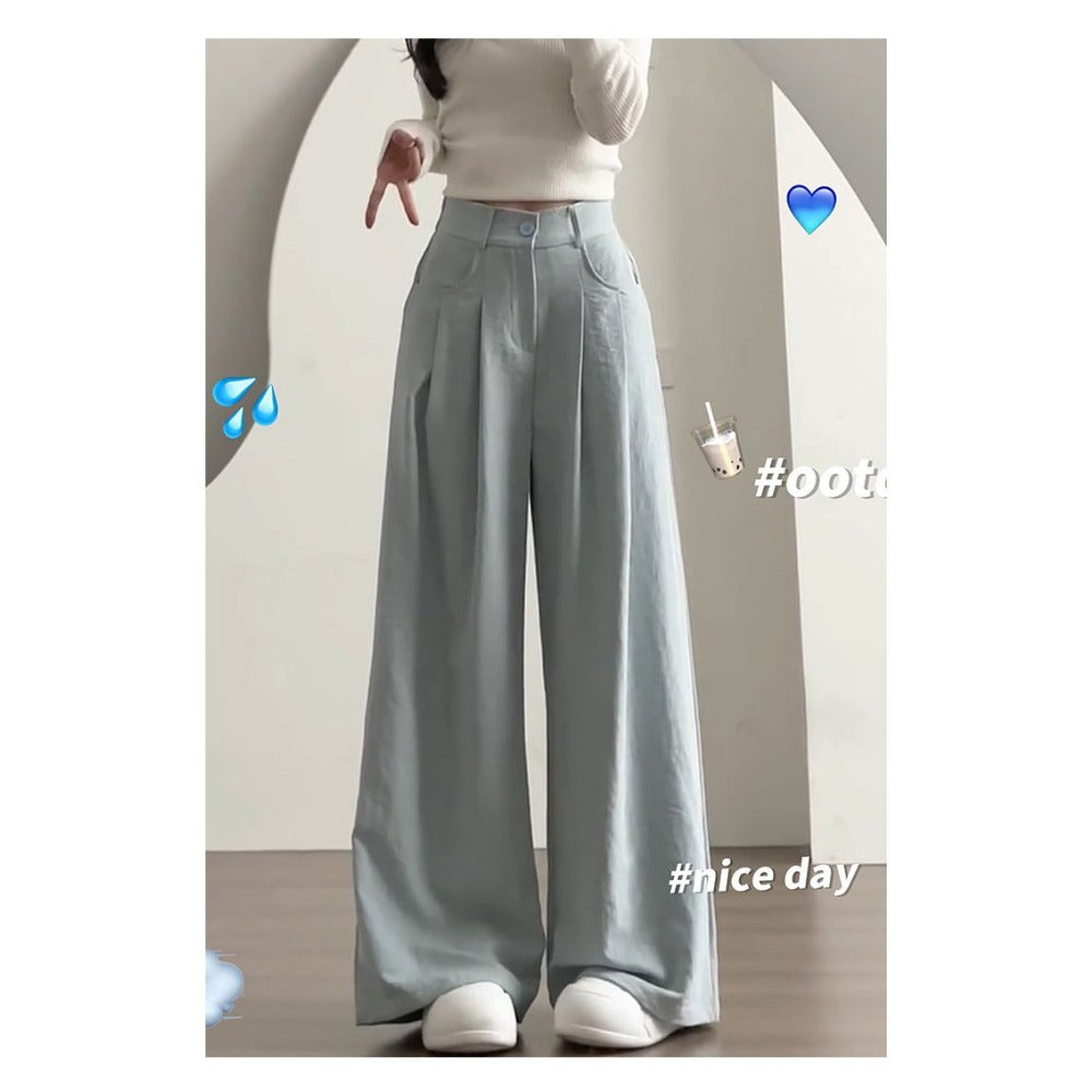 High Waist Wide Leg Pants for Women - Sara