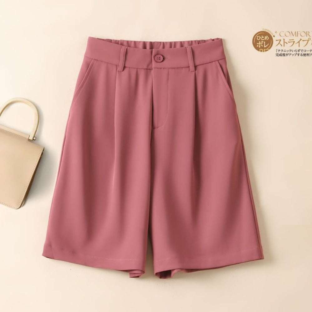 High Waist Bermuda Shorts for Women - Renata