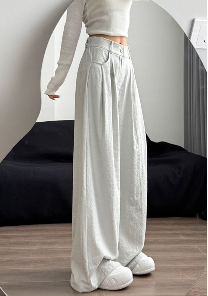 High Waist Wide Leg Pants for Women - Sara