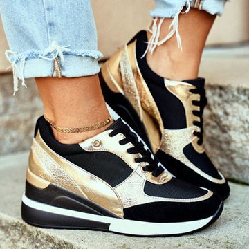 White Basket Sneakers with Casual Design for Women