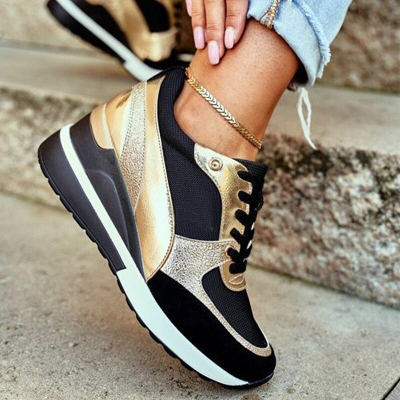 White Basket Sneakers with Casual Design for Women