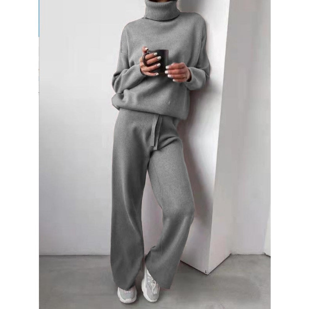 Knit Two Piece Sweater and Pants Set for Women - Ursula