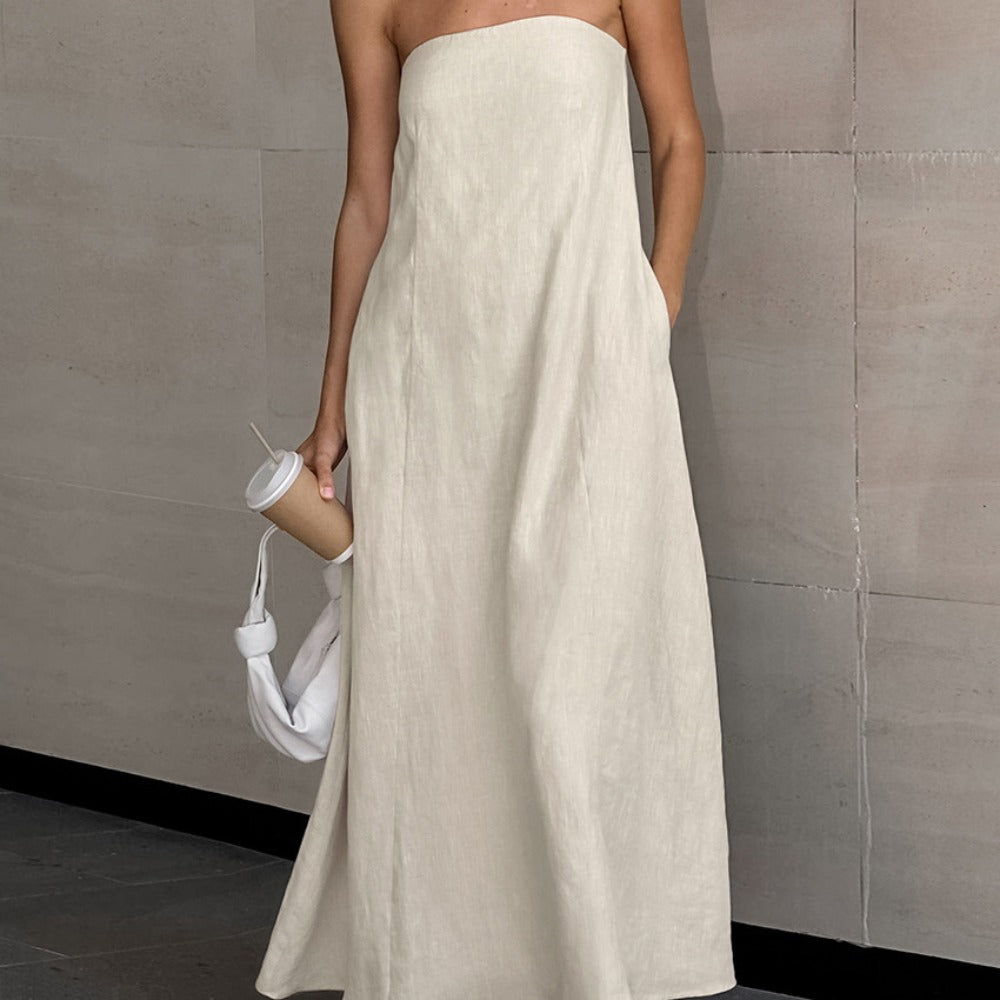 Strapless Maxi Dress for Women - Serena