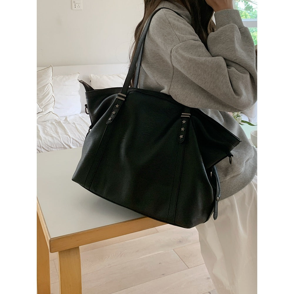 Large Faux Leather Tote Bag for Women - Grazia