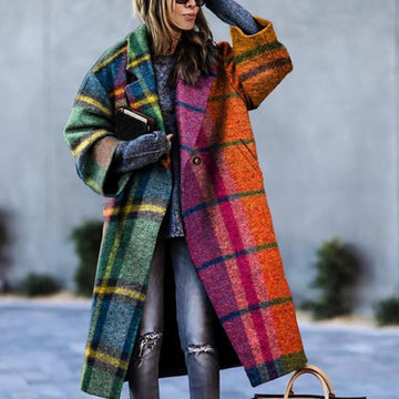 Casual Long Fall Coat for Women | Warm Autumn Outerwear