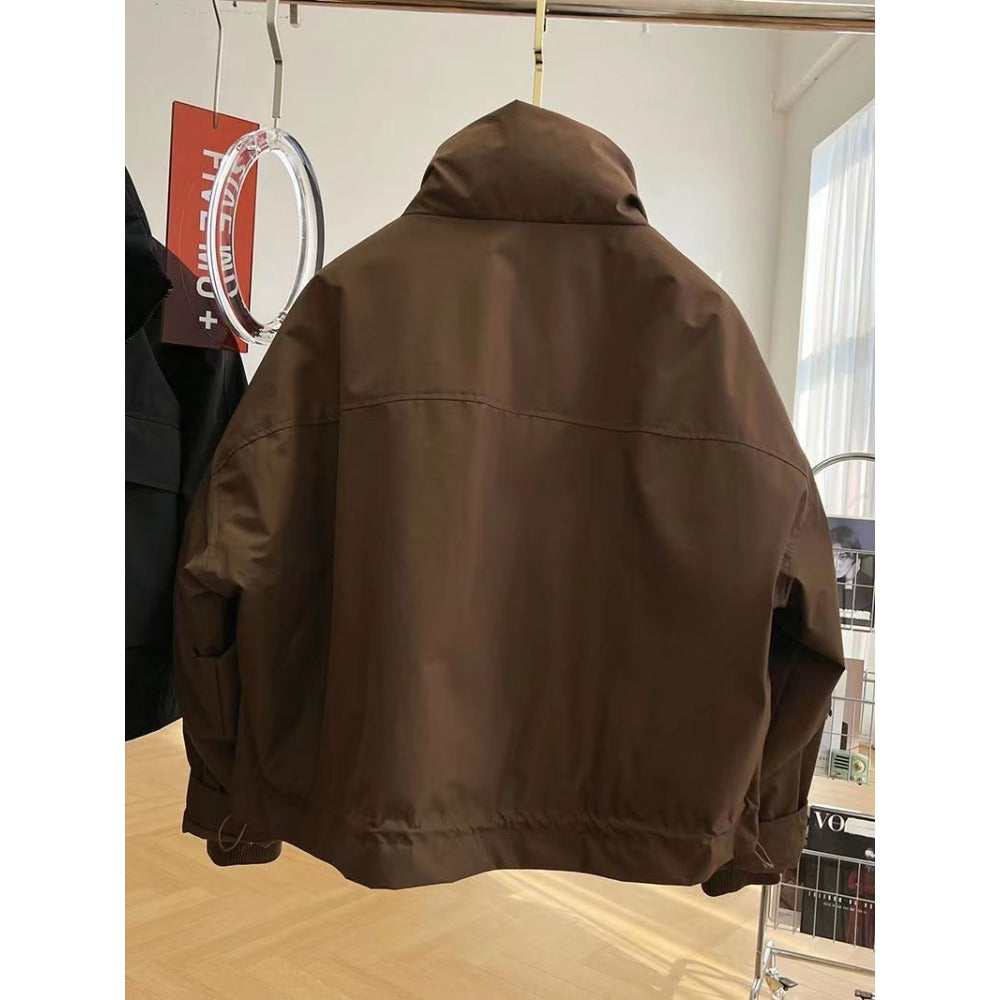 Puffer Jacket with High Collar for Women - Francesca