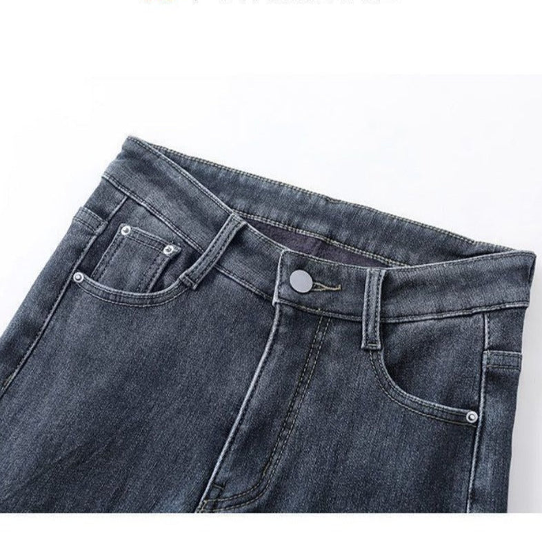 Denim Jeans with Fleece Lining for Women - Ylenia