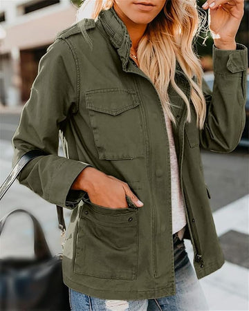 Chic Zipper Jacket for Women | Modern Lightweight Outerwear Style