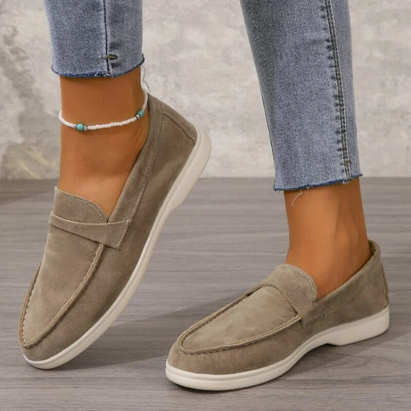 Classic Casual Slip On Loafers with Comfort Fit for Women