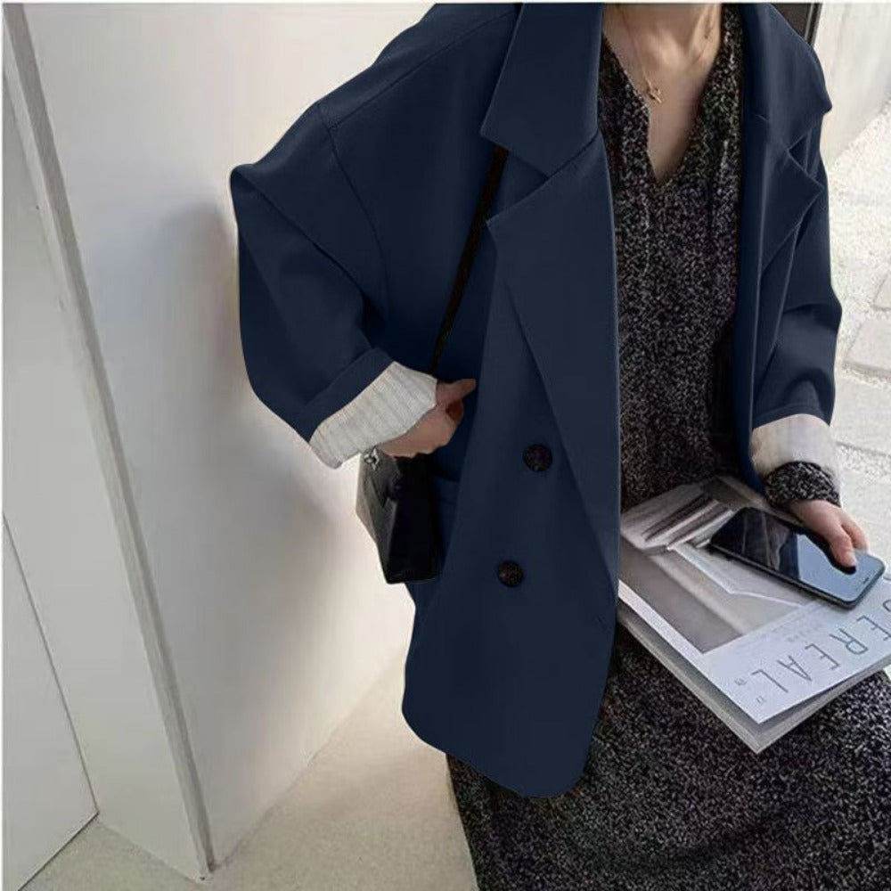 Oversized Double Breasted Blazer for Women - Graziella