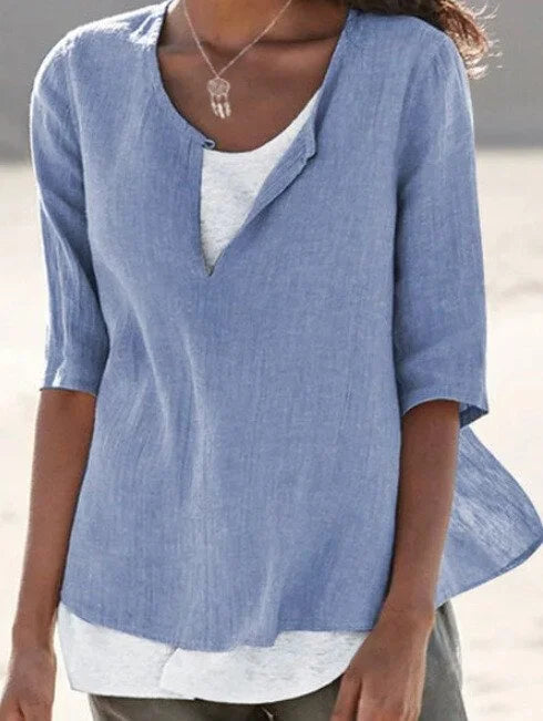 Casual Layering Blouse for Women – Summer Style