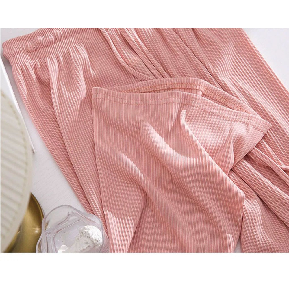 Pleated Wide Leg Pants for Women - Gianna