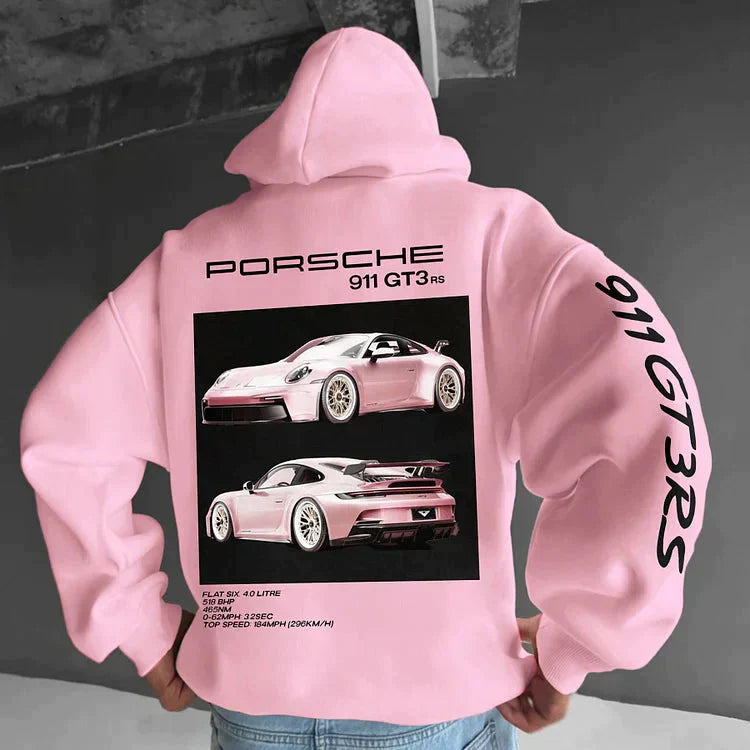 Unisex Graphic Print Racing Hoodie