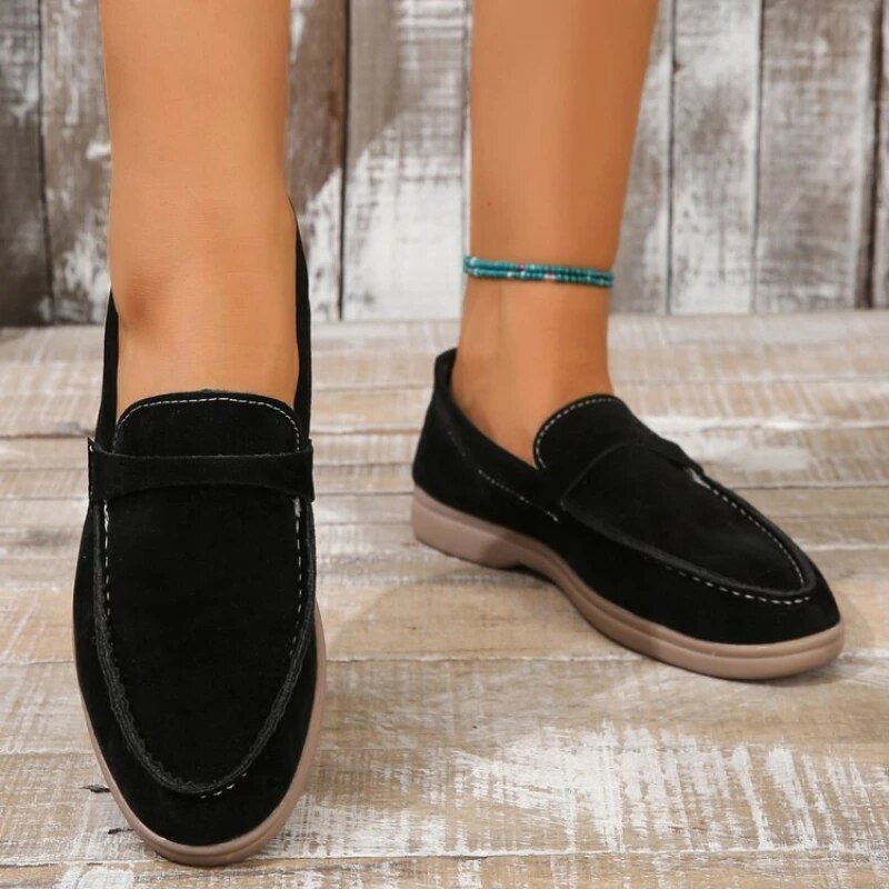 Classic Casual Slip On Loafers with Comfort Fit for Women