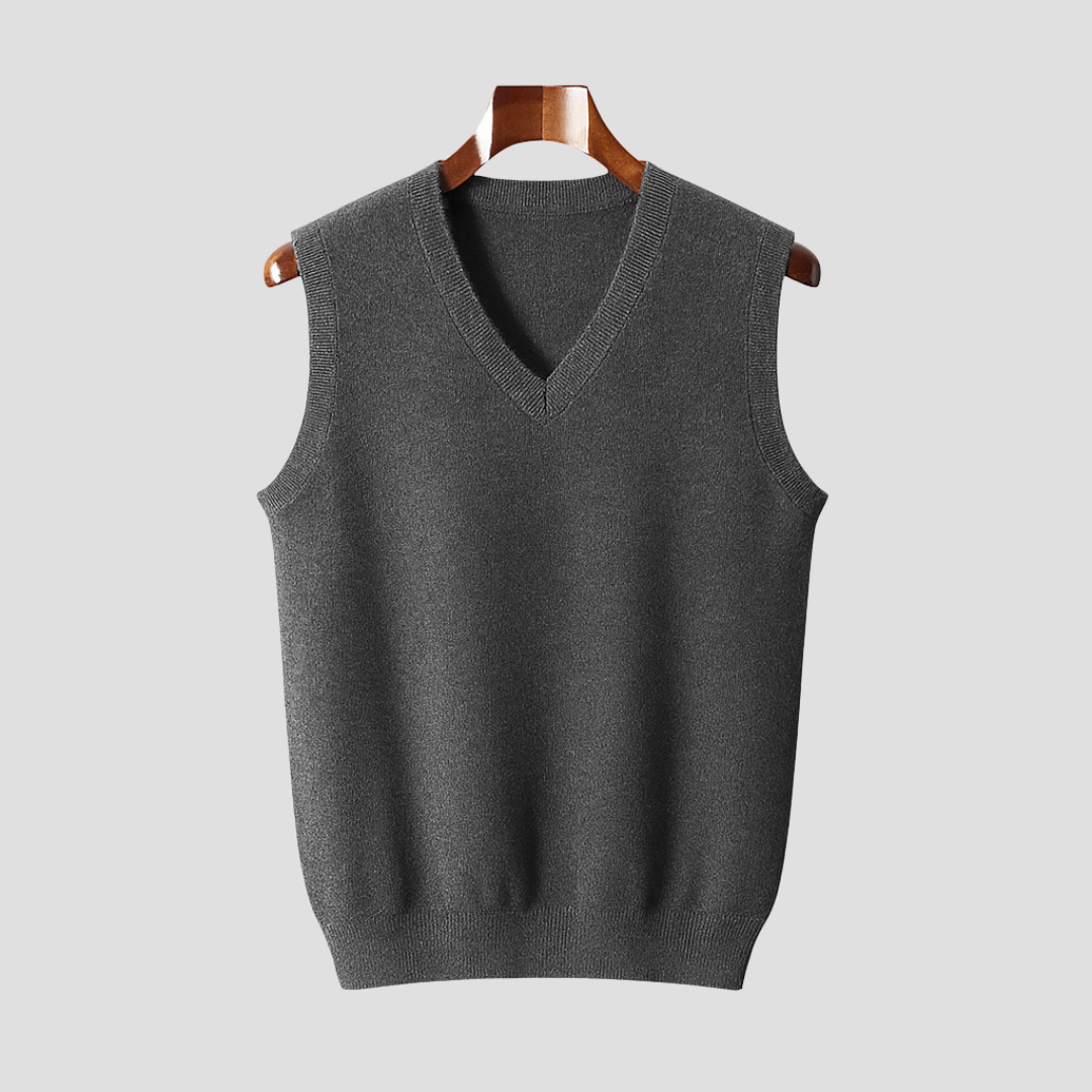 Men's V-Neck Sweater | Sleeveless
